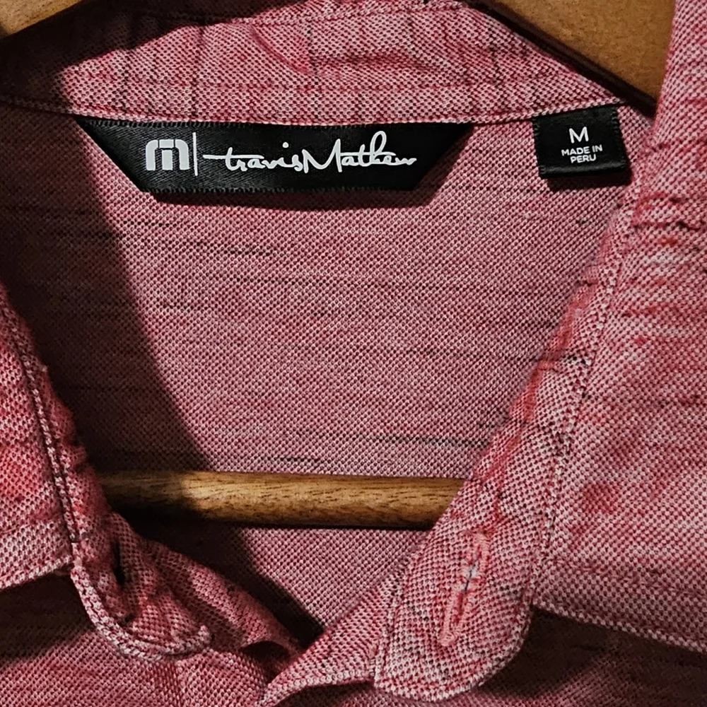 Travis Mathew Tender Hooligan Golf Polo | Heather Scooter | Size M - Picture 6 of 7